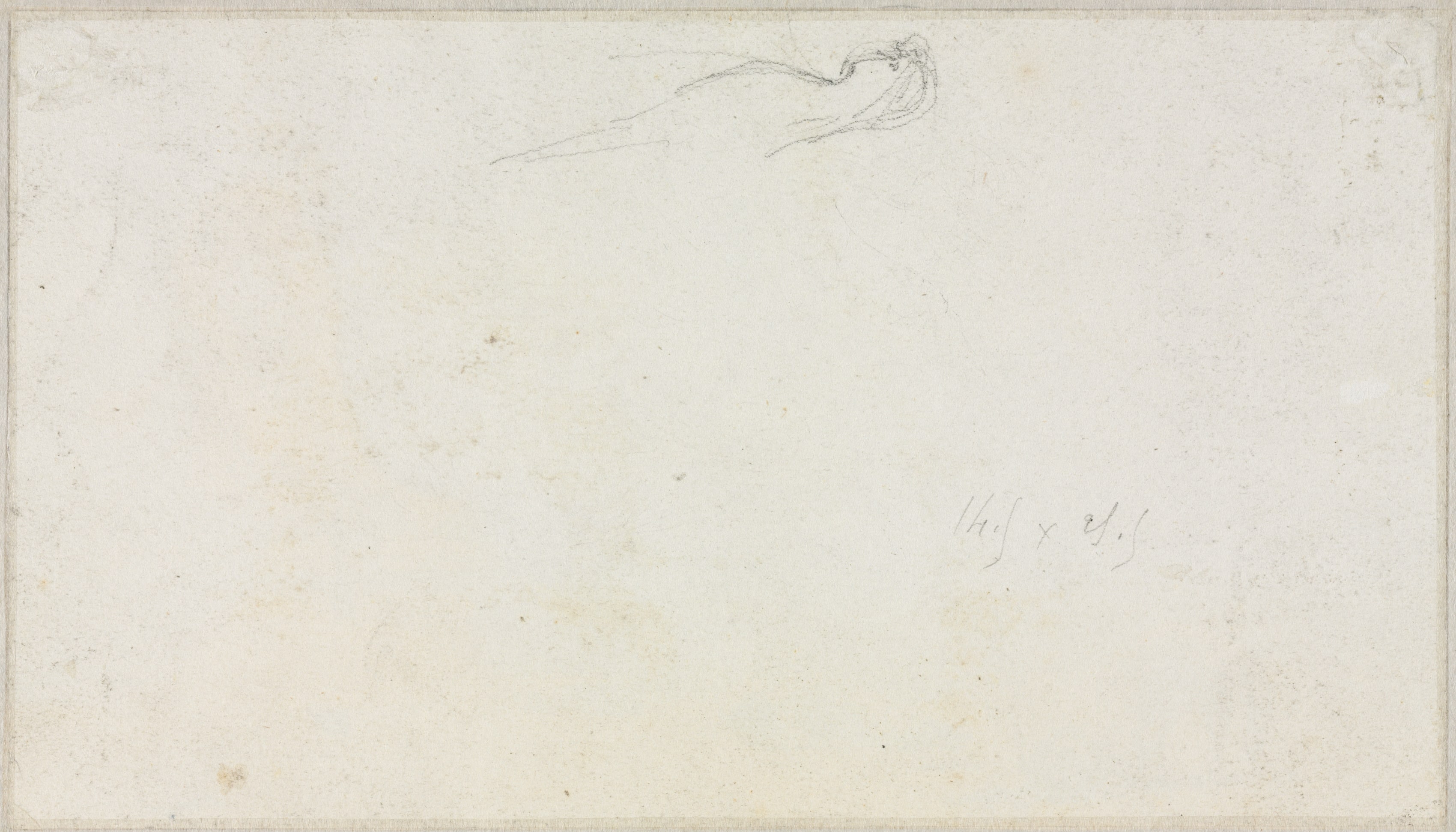 Sketch of a Sphinx [?] (verso)