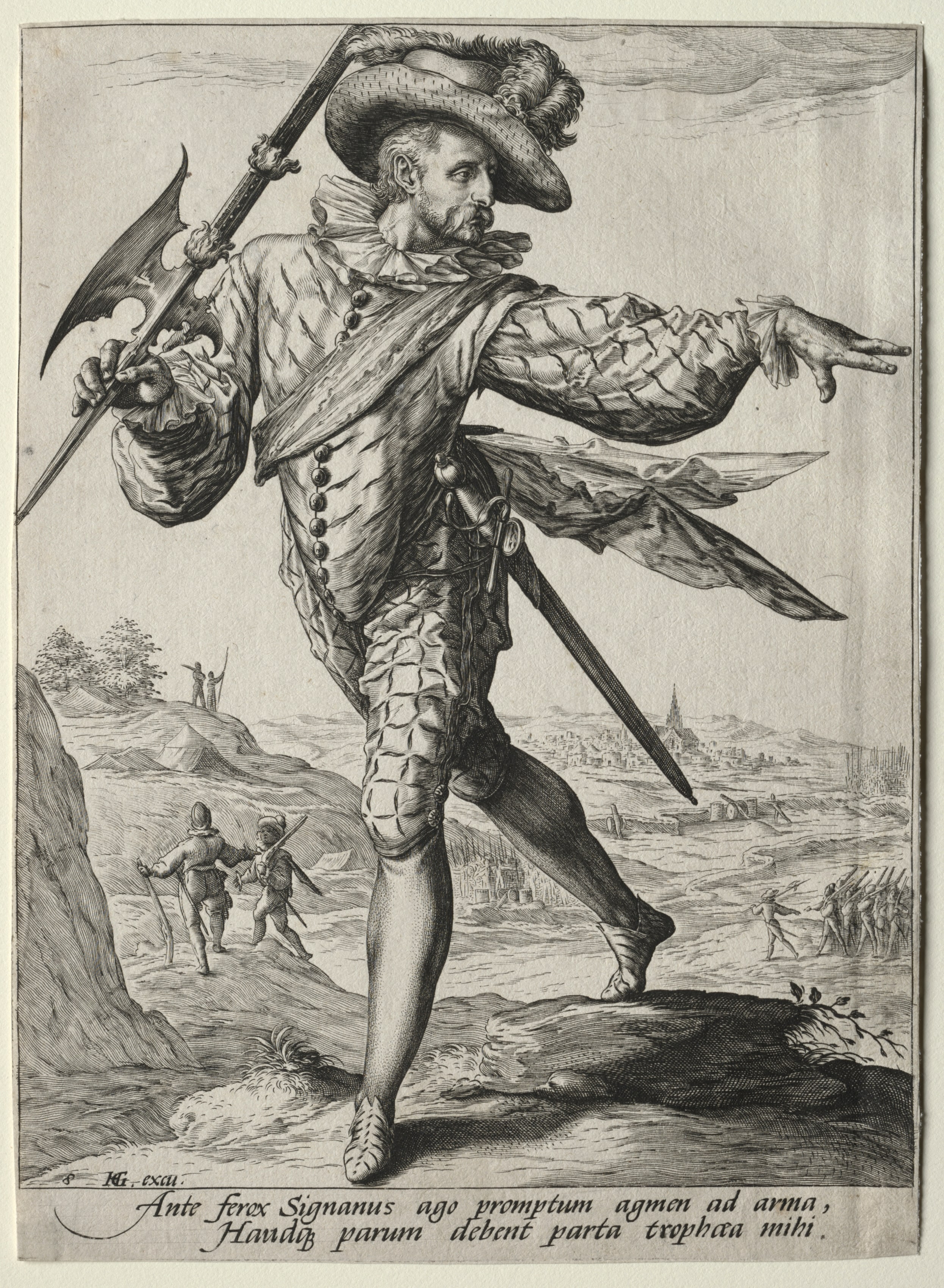 Officers and Soldiers of the Bodyguard of Emperor Rudolf II:  Sergeant