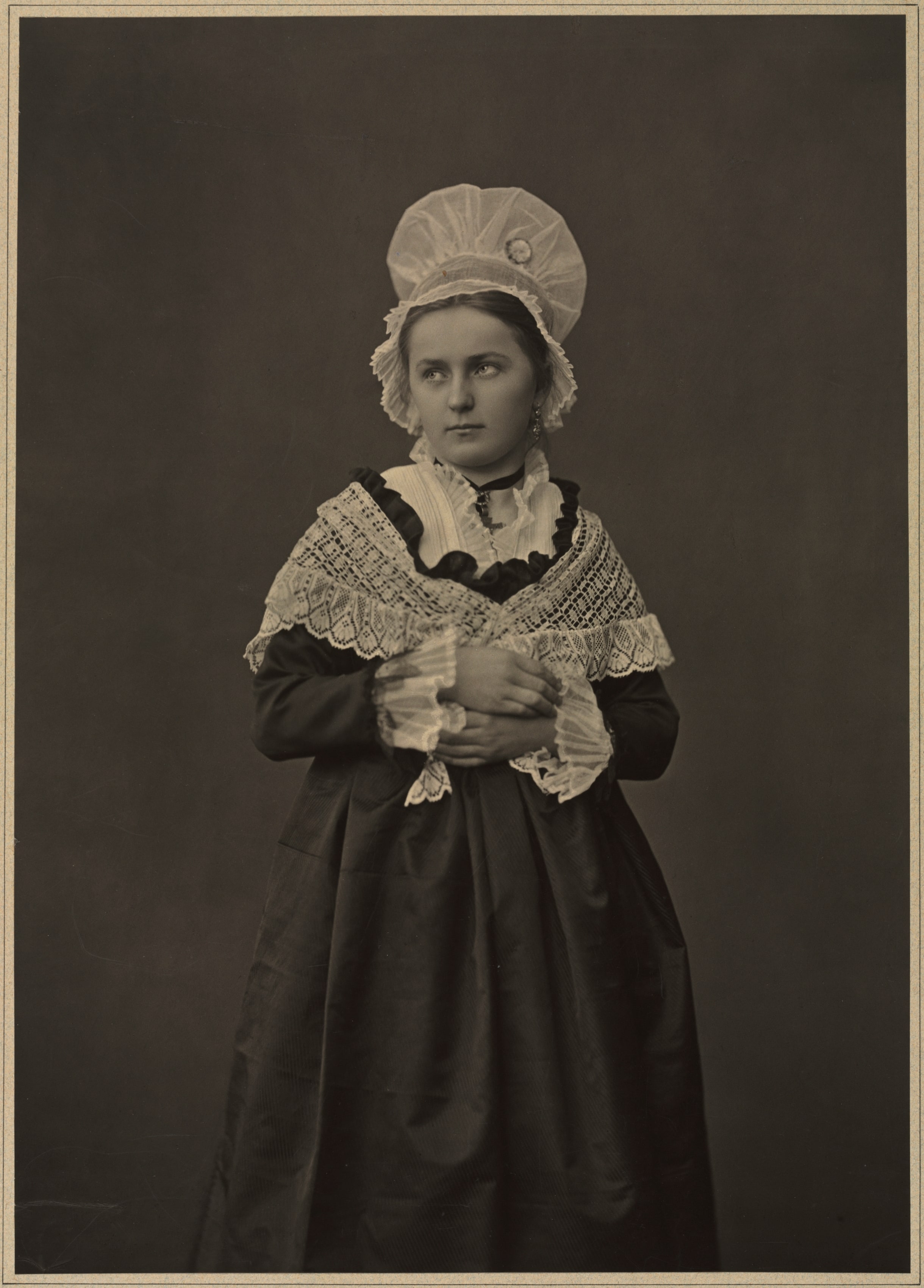 Woman in Lorraine Dress