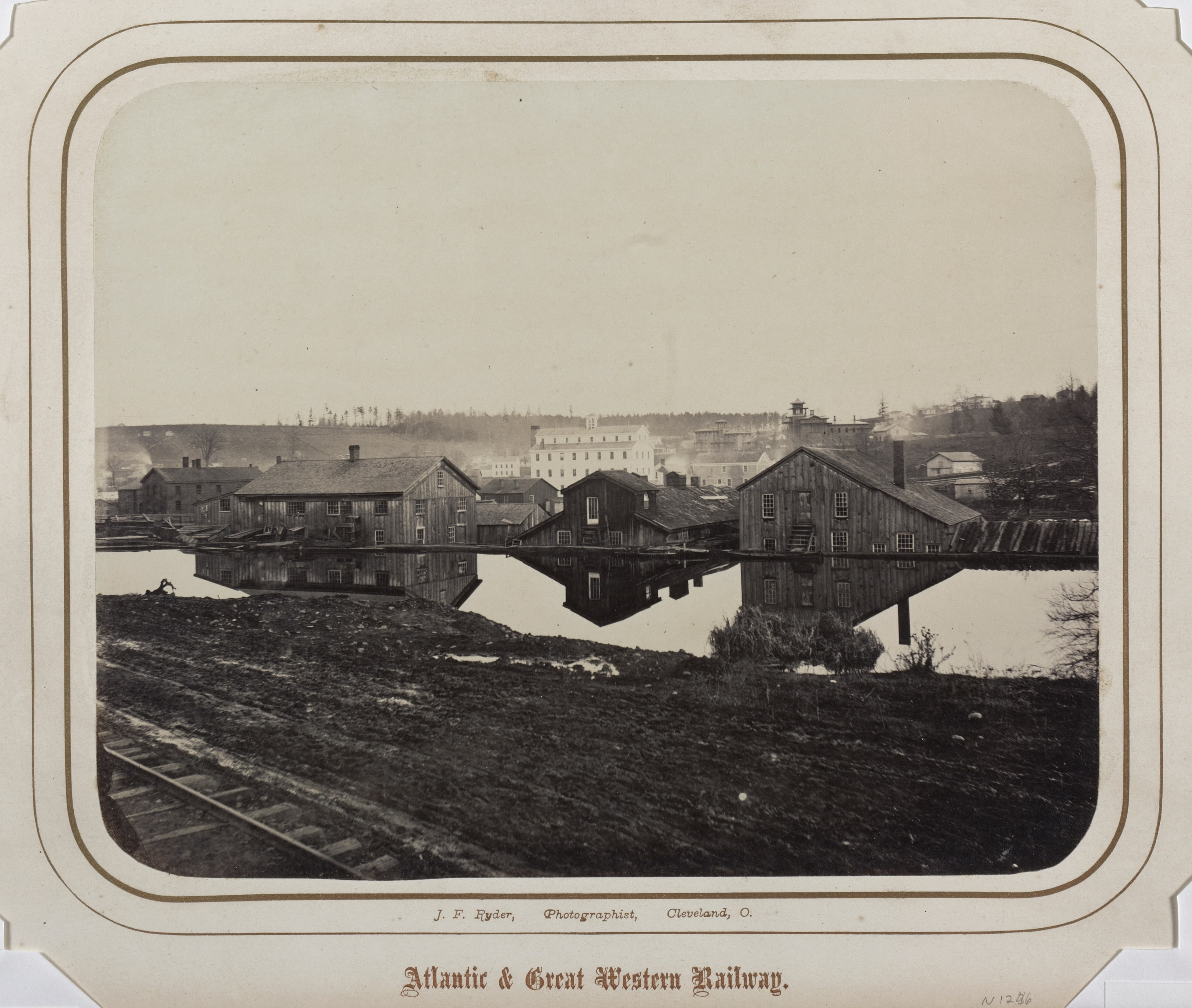 Industrial Buildings (Reflected in Erie Canal, Meadville?)
