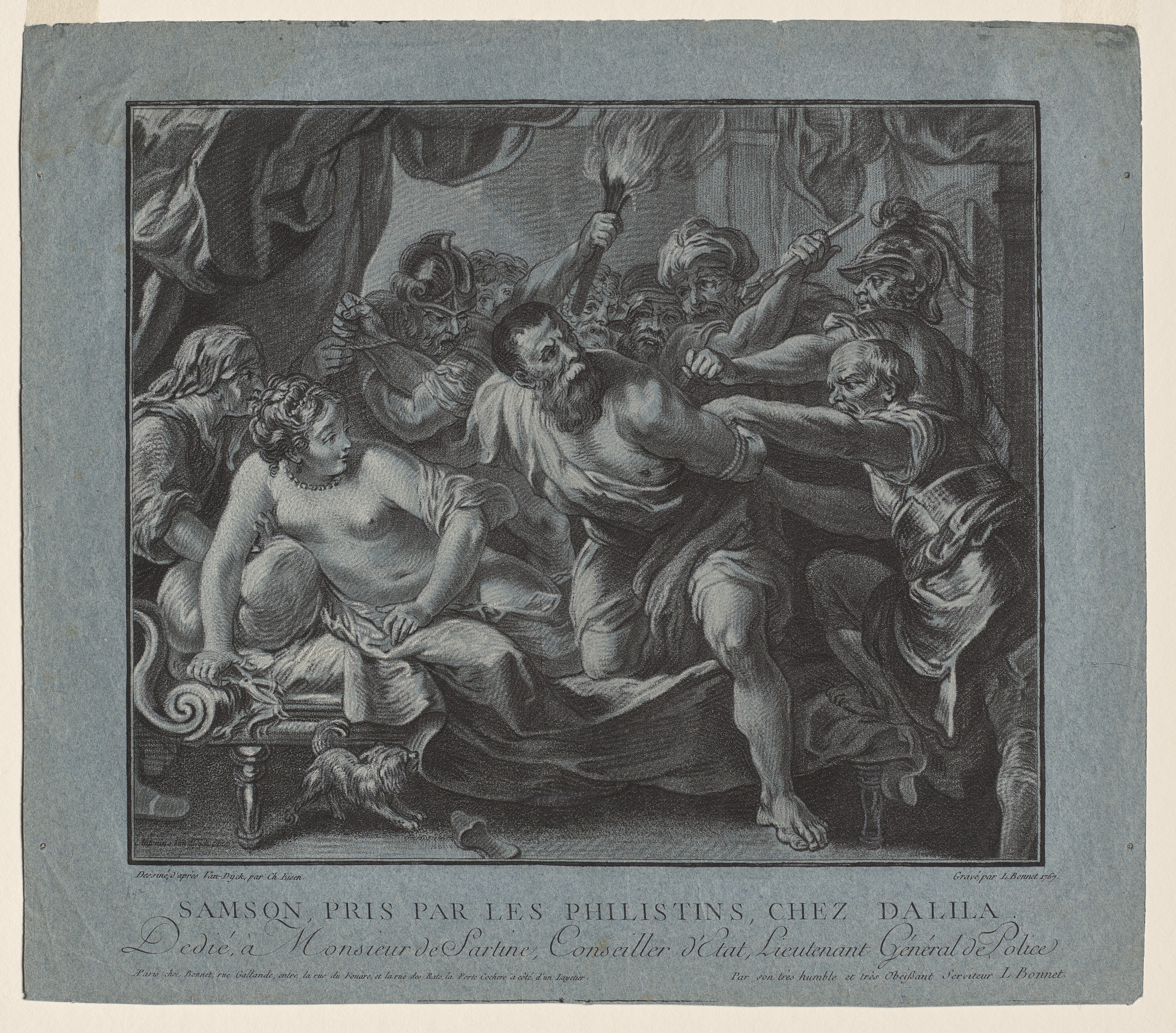 Samson Taken by the Philistines in Delilah's House