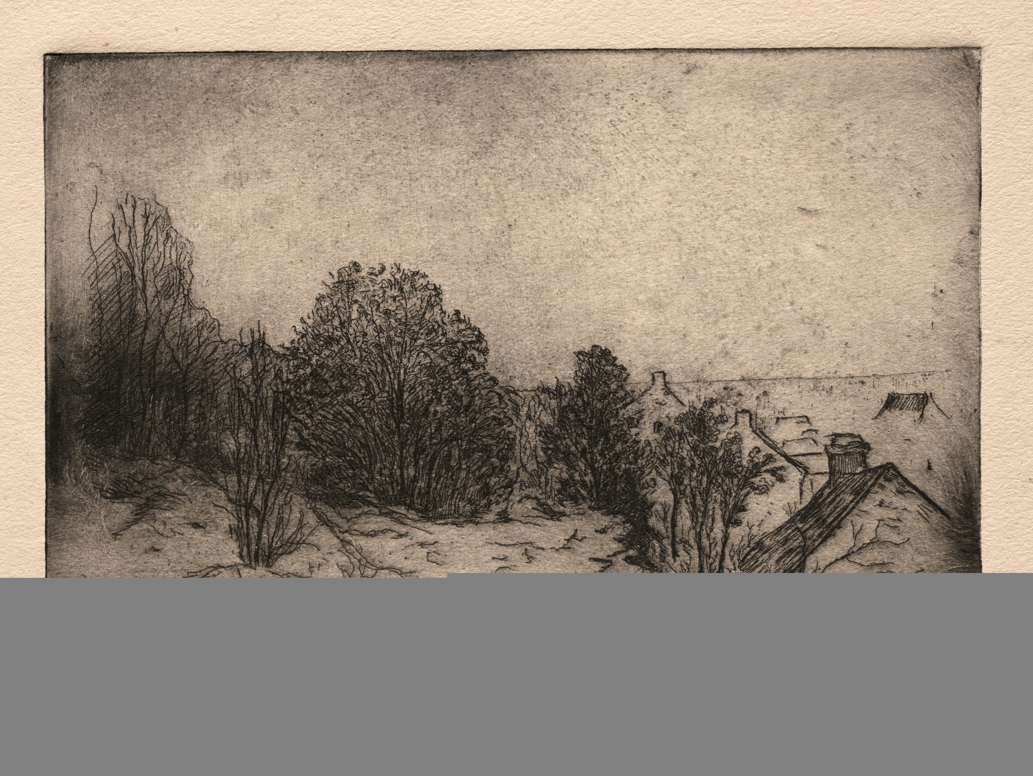 Six Etchings: Vesnots, Auvers on the Oise