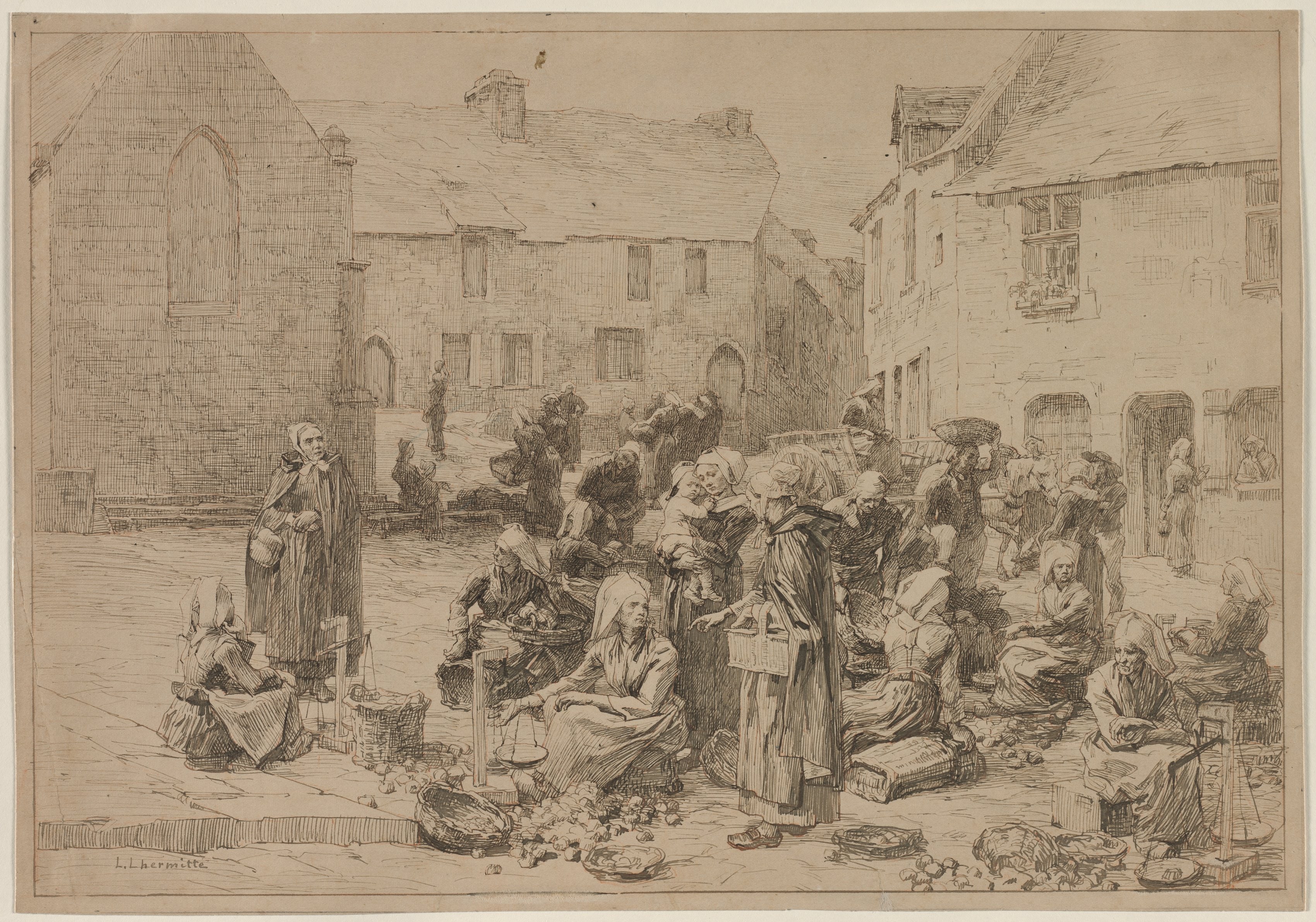 The Apple Market at Landerneau