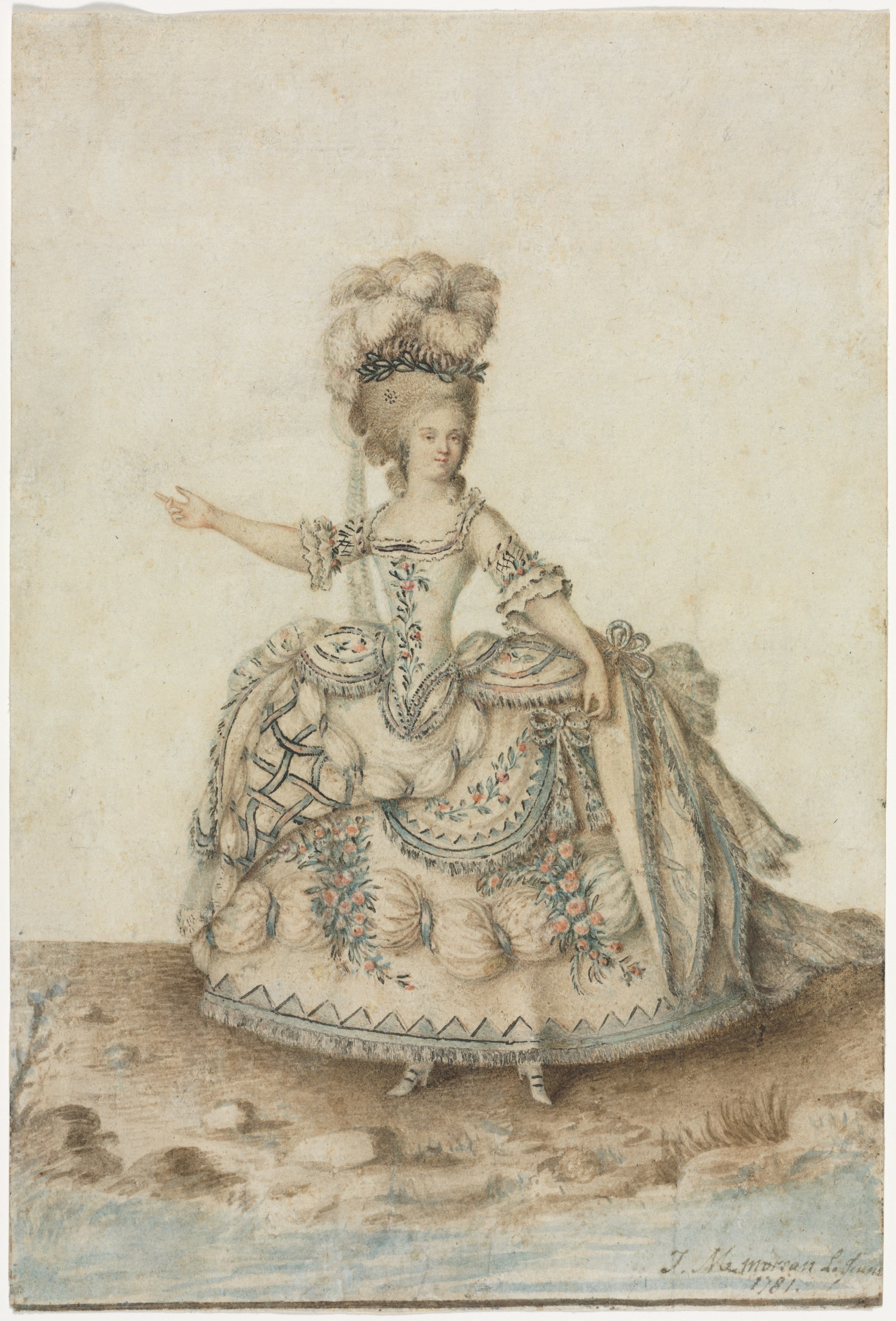 Costume Study for Opera Singer