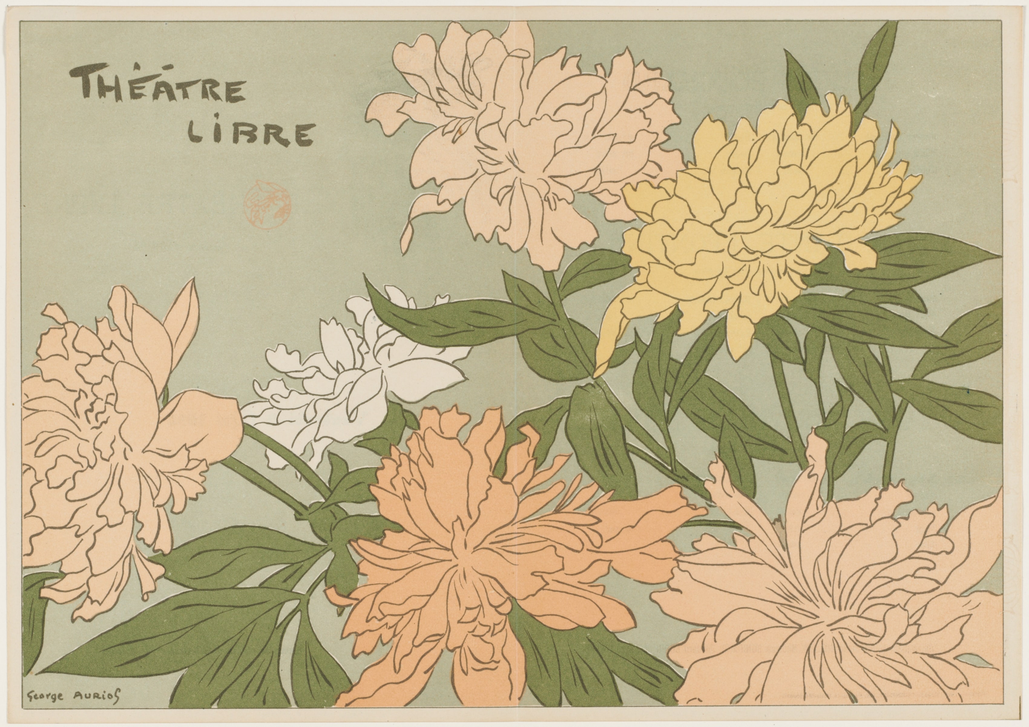 "Myrane" et "Les Chapons" (Program for Théâtre Libre)