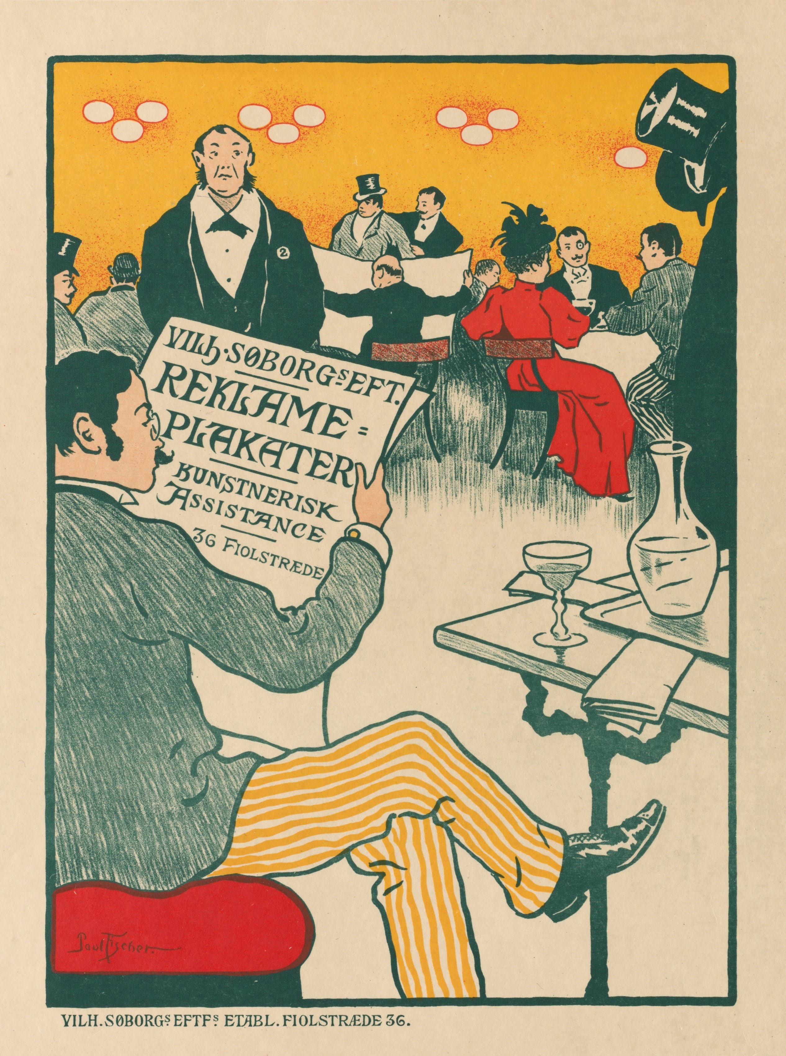 Masters of the Poster: Poster for Exhibition of Artistic Posters of Wilhelm Söborg