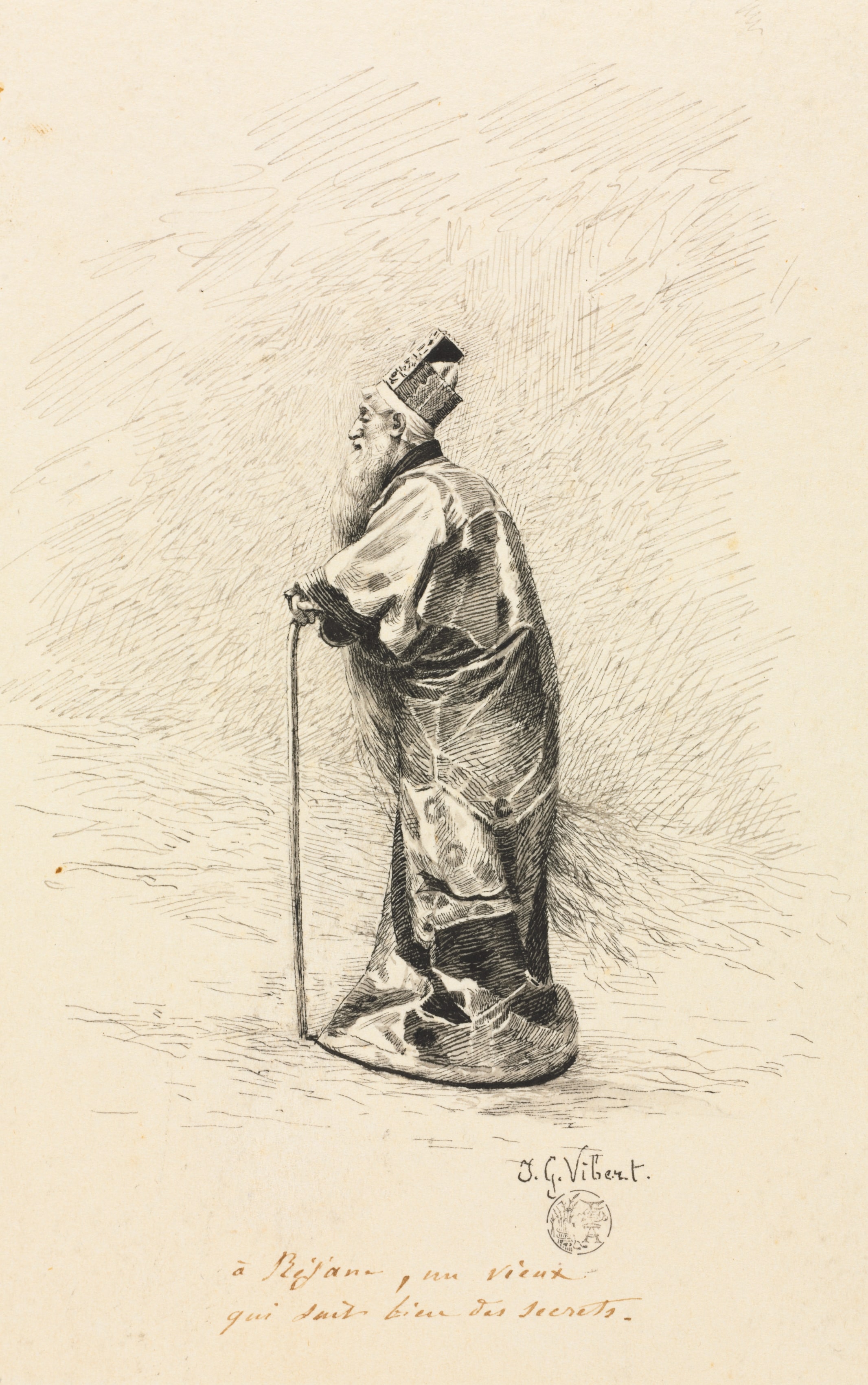 Study for the Magician in "Conte de Fée" (Story of a Fairy)