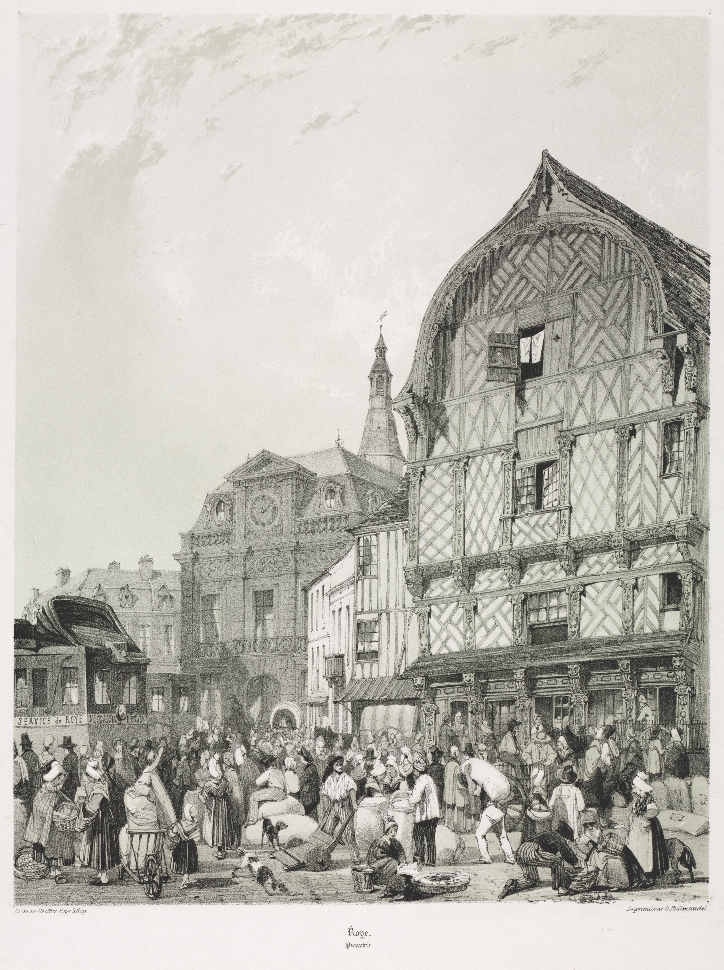 Picturesque and Romantic Journeys in Old France, Picardie (Vol. 2):  Roye (Voyages pittoresques et romantiques dans l'ancienne France par Charles Nodier, J. Taylor, et Alphonse de Cailleux:  Roye)