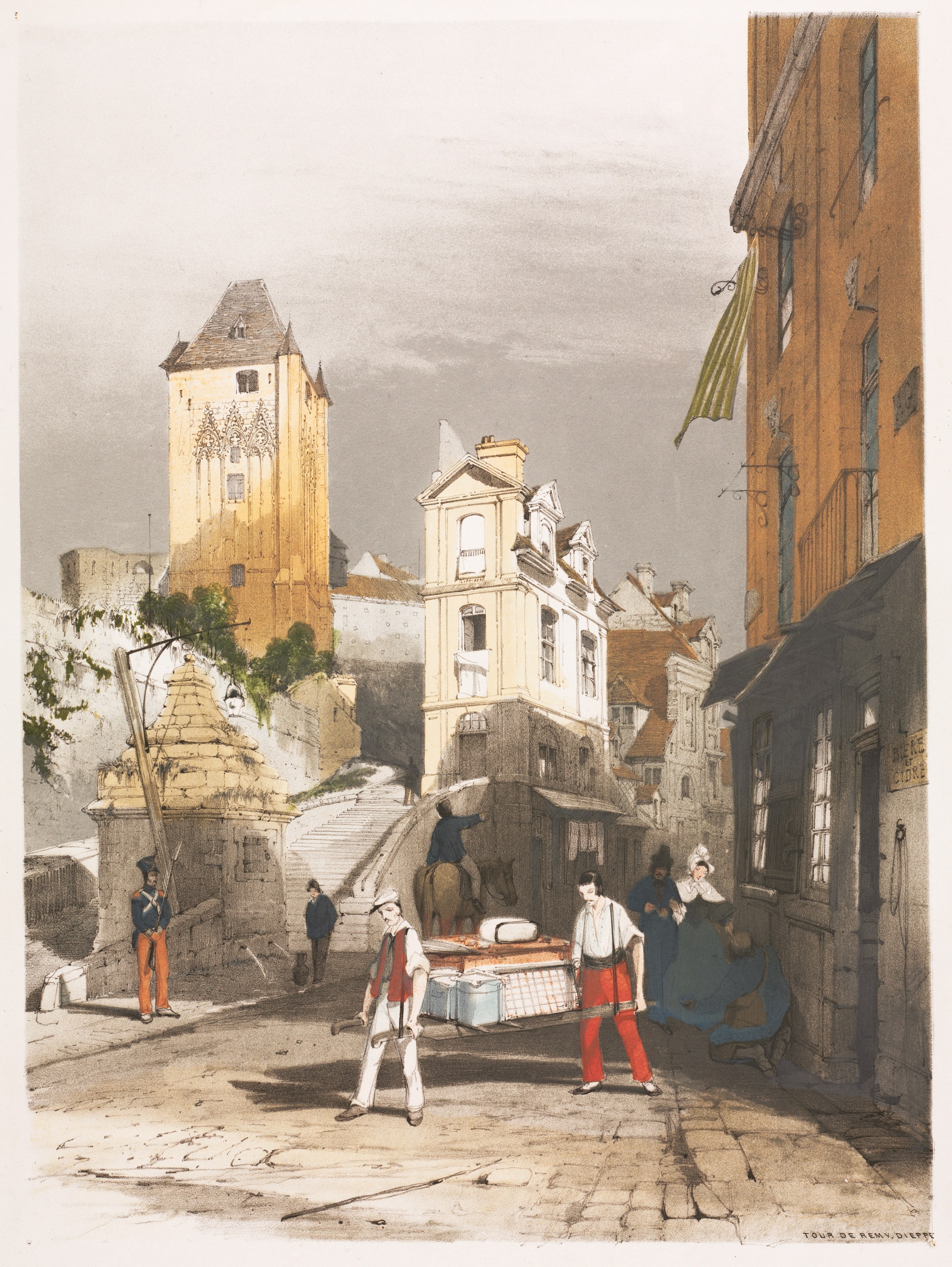Picturesque Architecture in Paris, Ghent, Antwerp, Rouen, Etc.: Tour de Remy, Dieppe