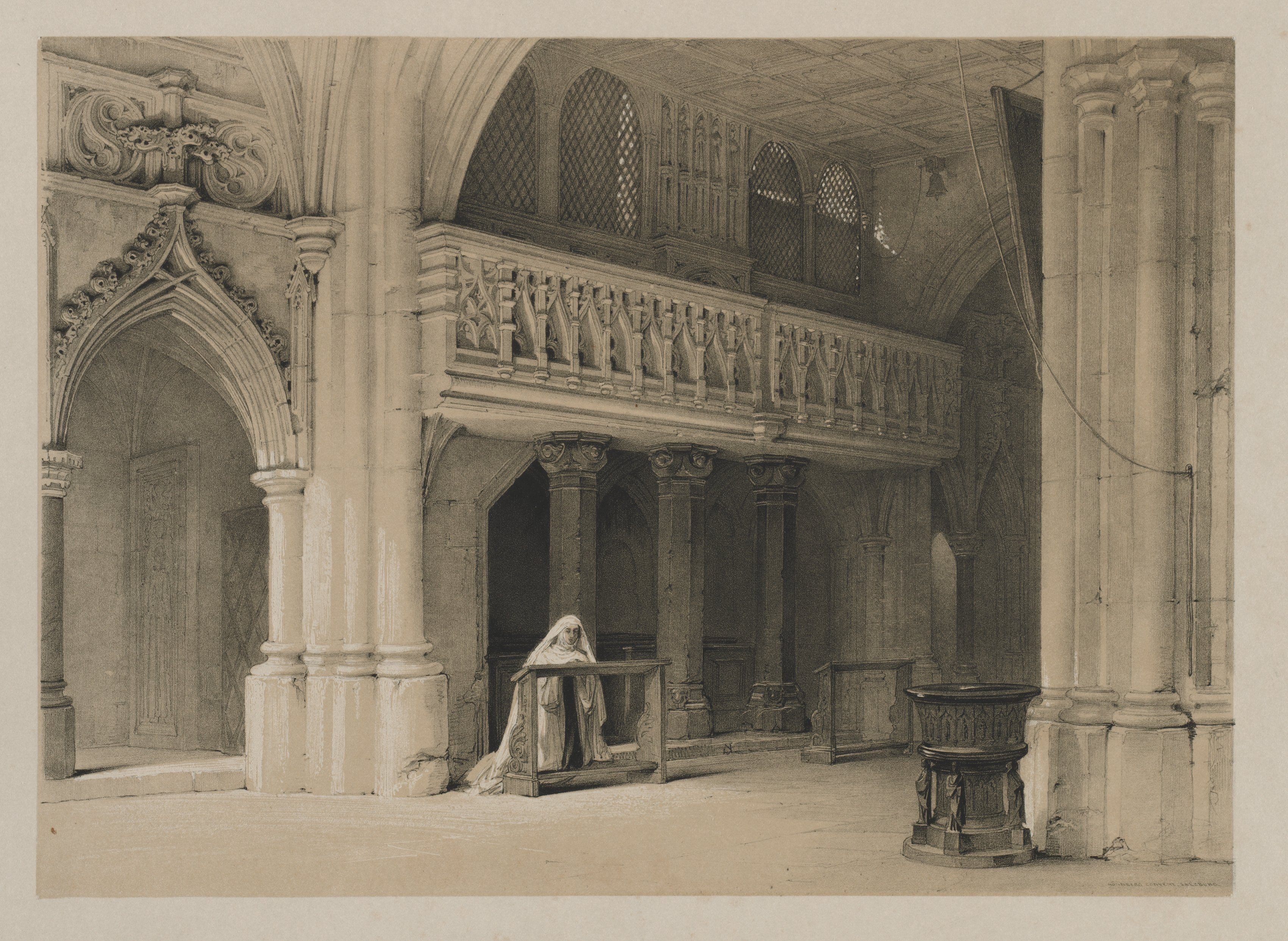 Sketches in Belgium and Germany, Volume I: Nönnberg Convent, Salzburg
