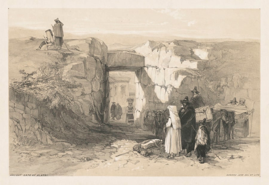 Views of Rome and Its Environs: Ancient Gate of Alatri