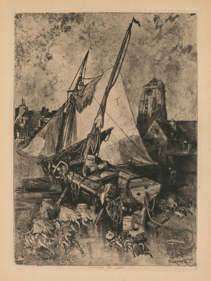 Fishing Boats, Normandy (Environ de Caen)