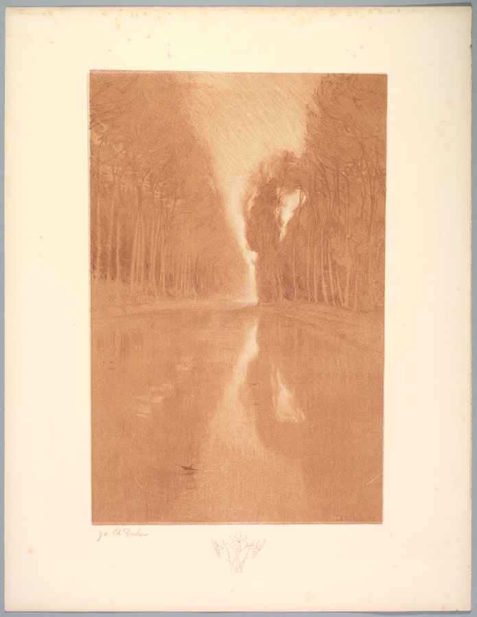 Suite de Paysages: Landscape, Plate 2, Remarque, Starflowers