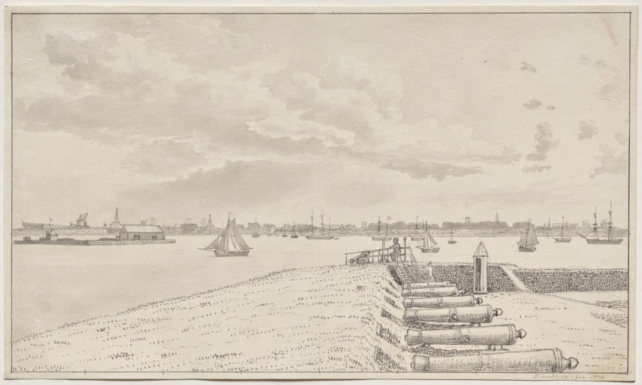 View from the Battery toward the City
