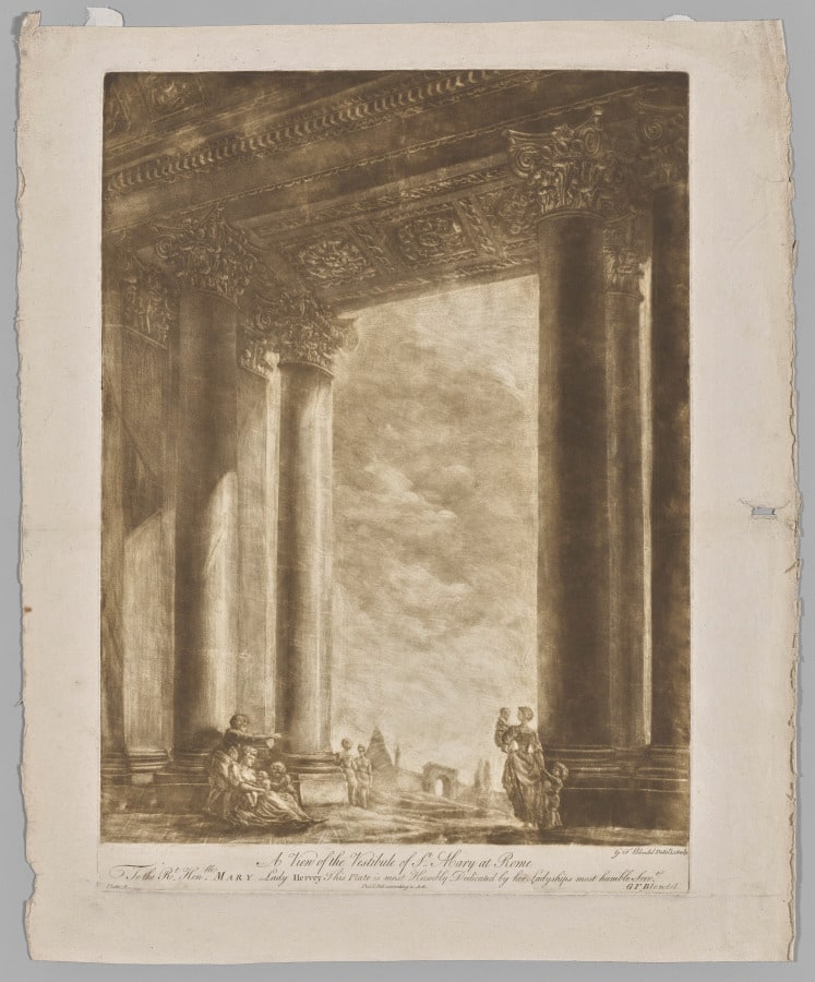 A View of the Vestibule of Saint Mary at Rome