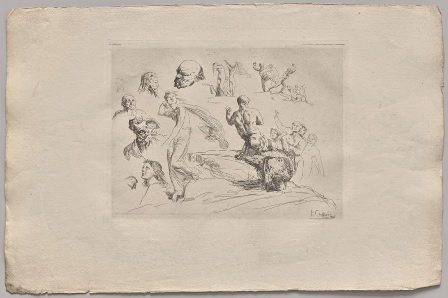 Sheet of Sketches