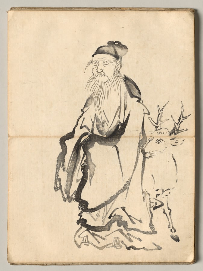 Jurojin from Ōkyo Picture Book