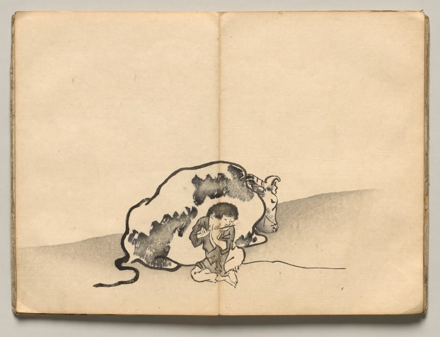 Oxherd from Ōkyo Picture Book