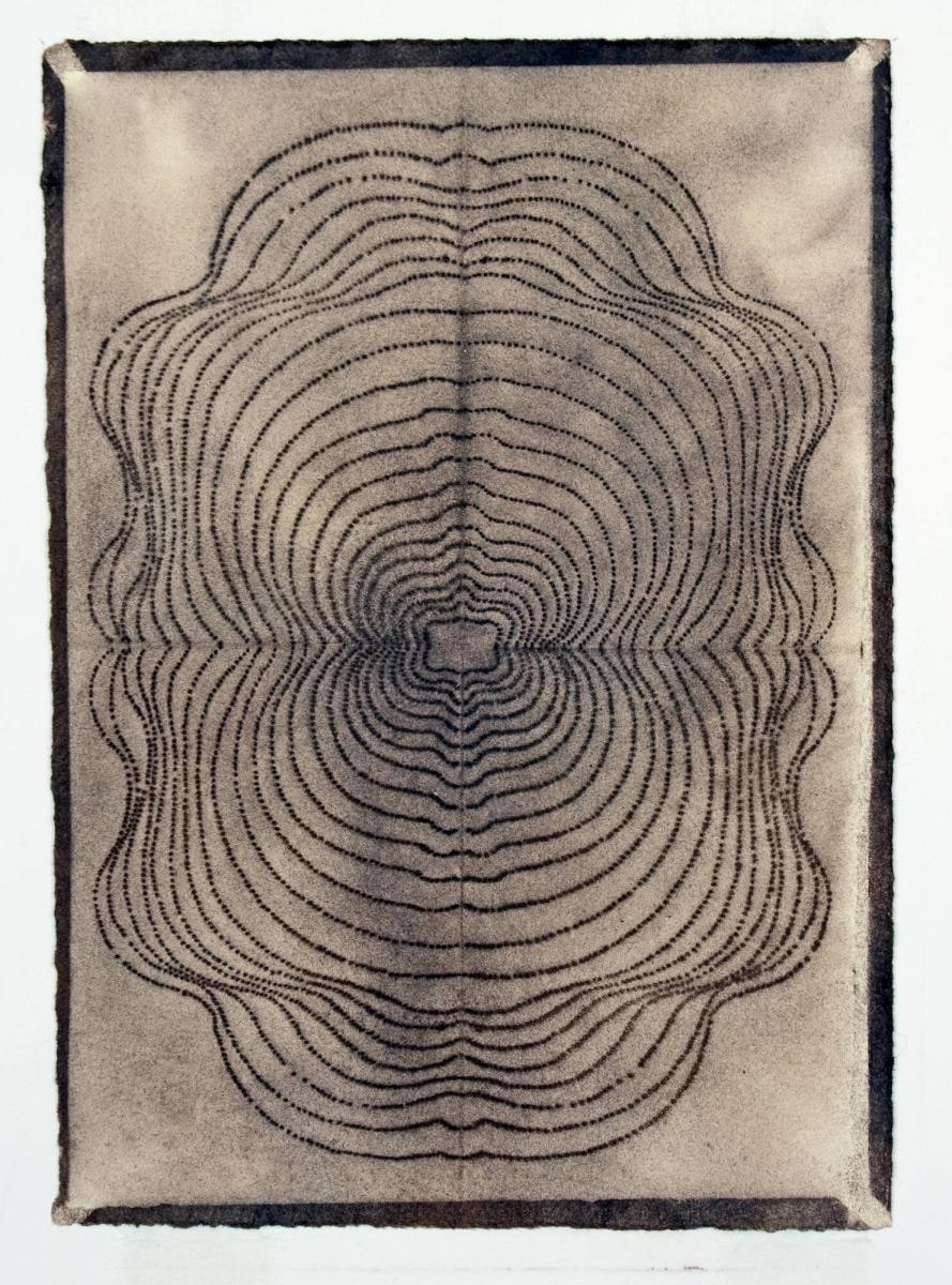 Untitled Spolvero Drawing/Concentric Shape Series