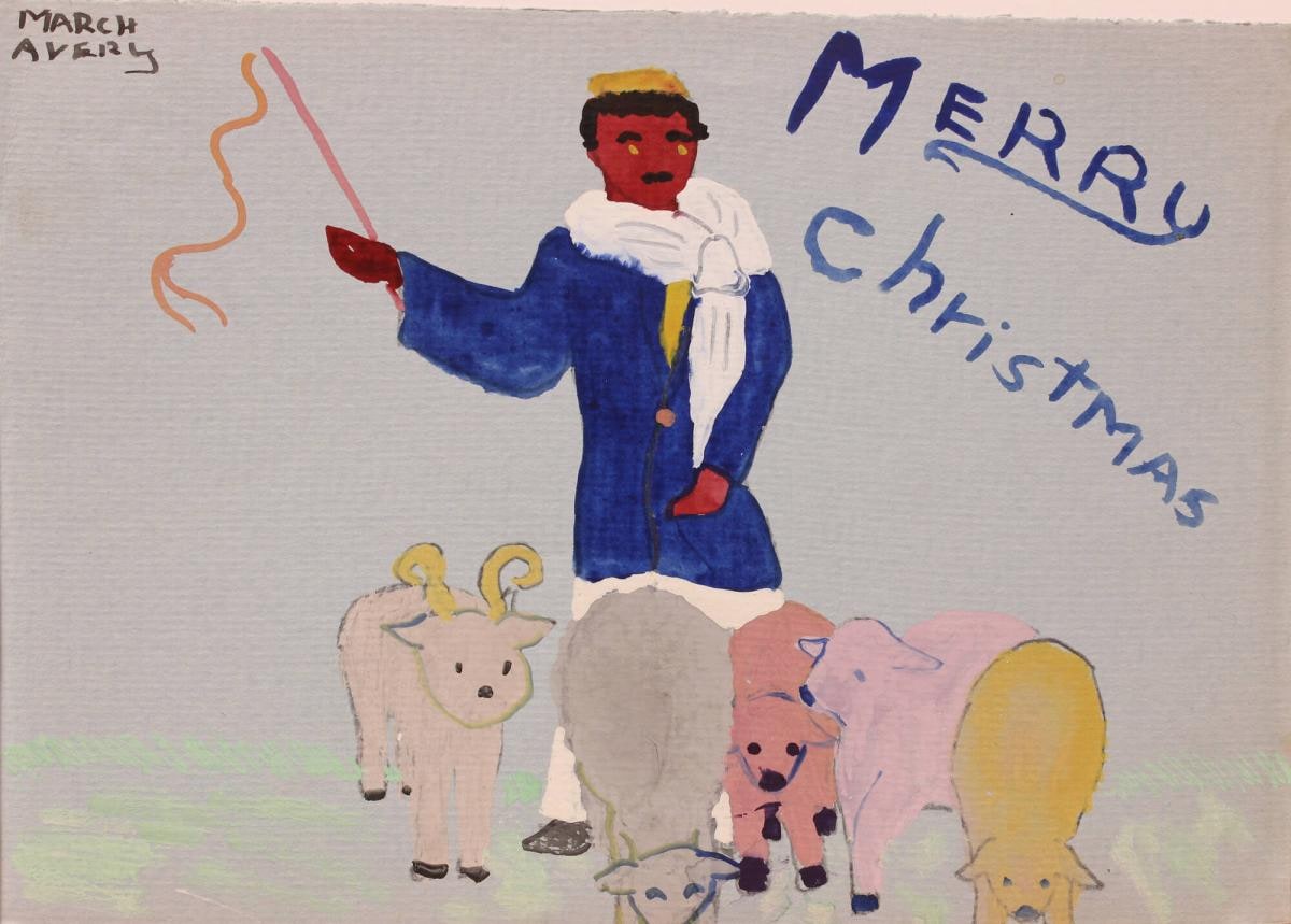 Greeting Card: Merry Christmas, March Avery