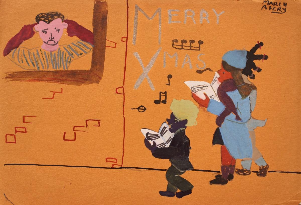 Greeting Card: Merry Xmas, March Avery