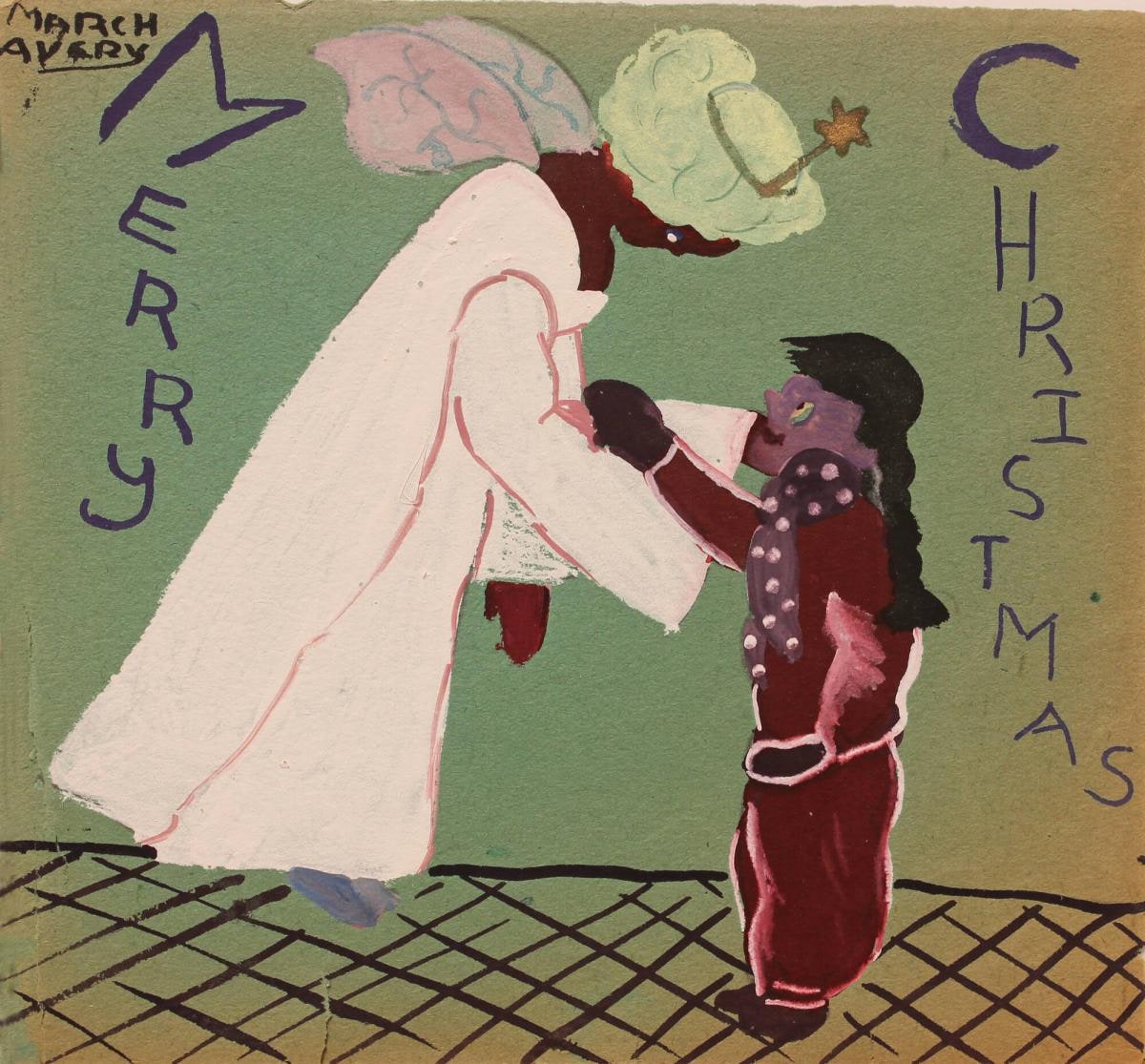 Greeting Card: Merry Christmas, March Avery
