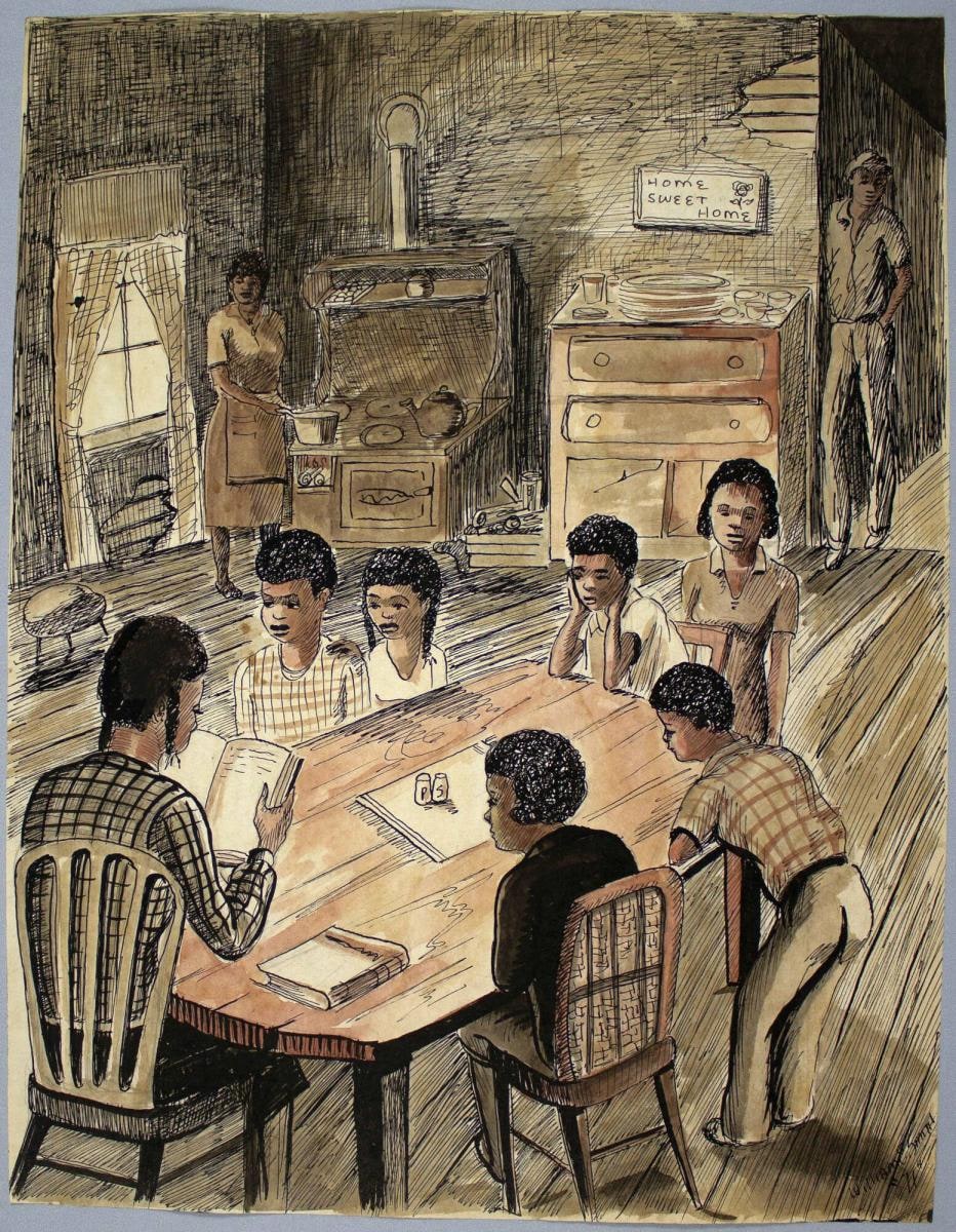 Black Families Want to Know, from the suite Latí Ilé si Ilé