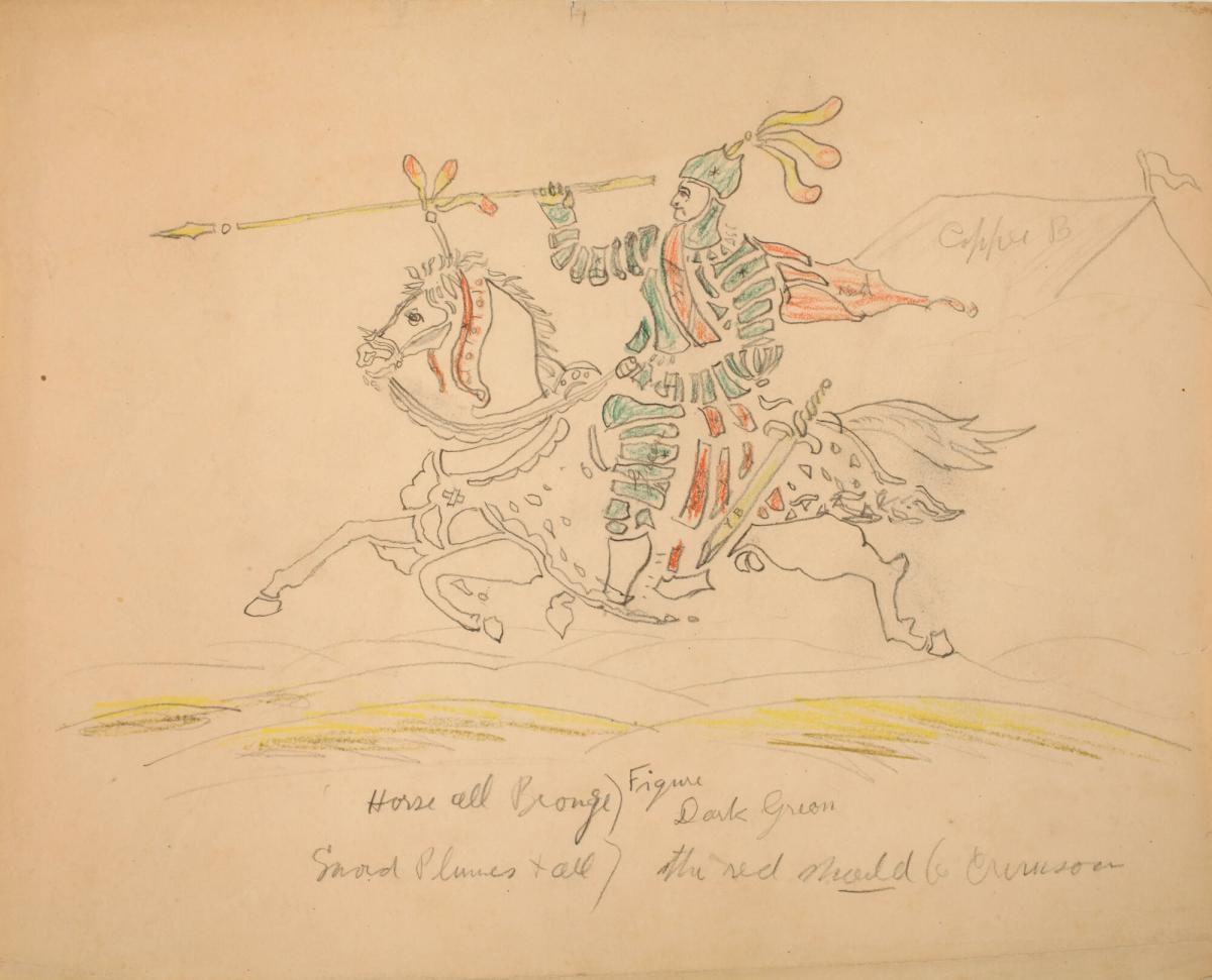 Knight on a Galloping Horse