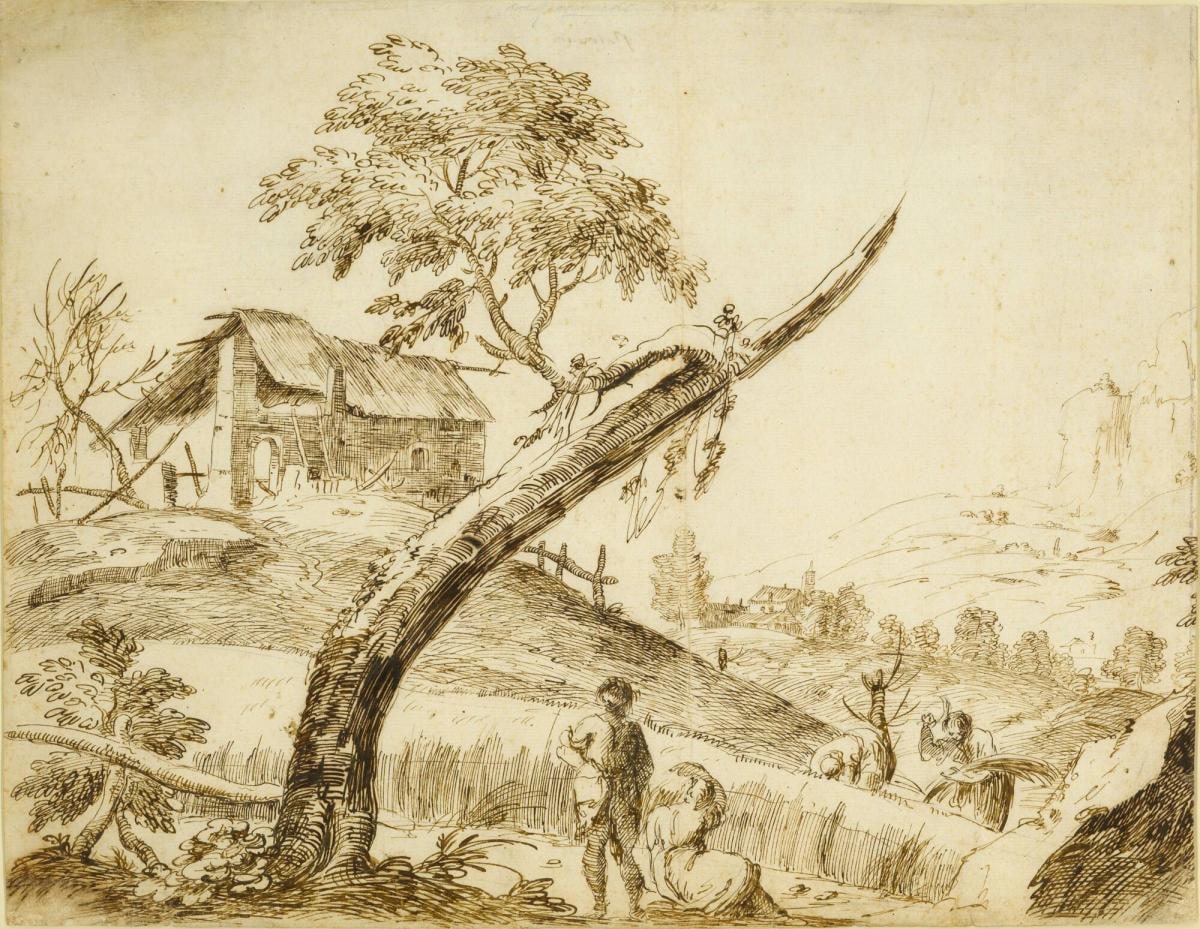 Landscape with Farm Laborers