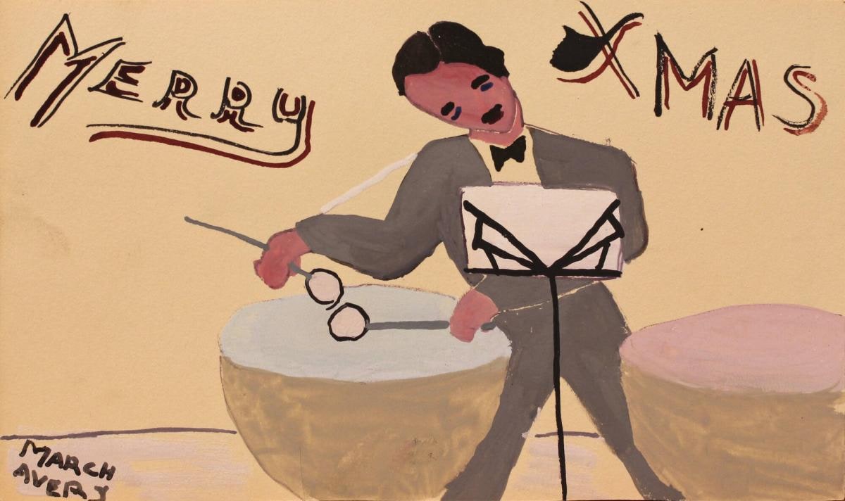 Greeting Card: Merry Xmas, March Avery