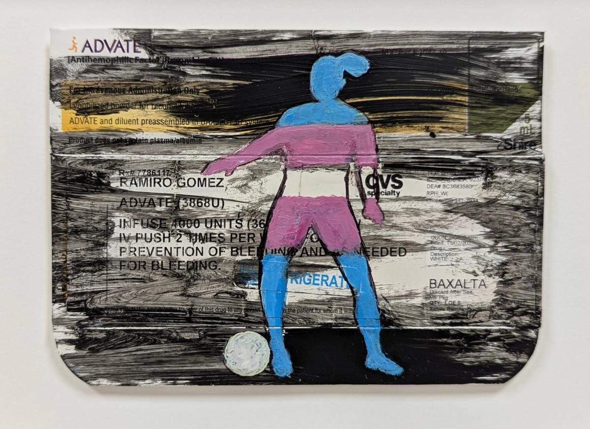 self portrait as a trans woman soccer logo