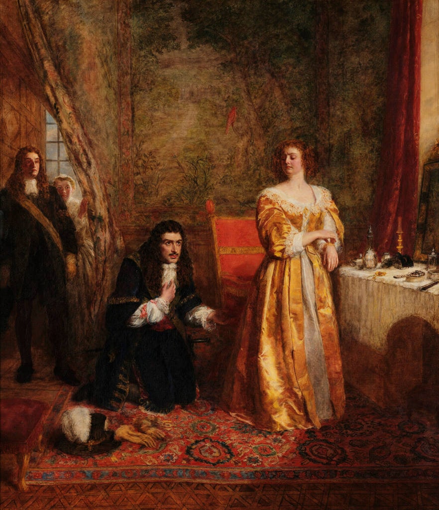 Charles II and Lady Castlemaine