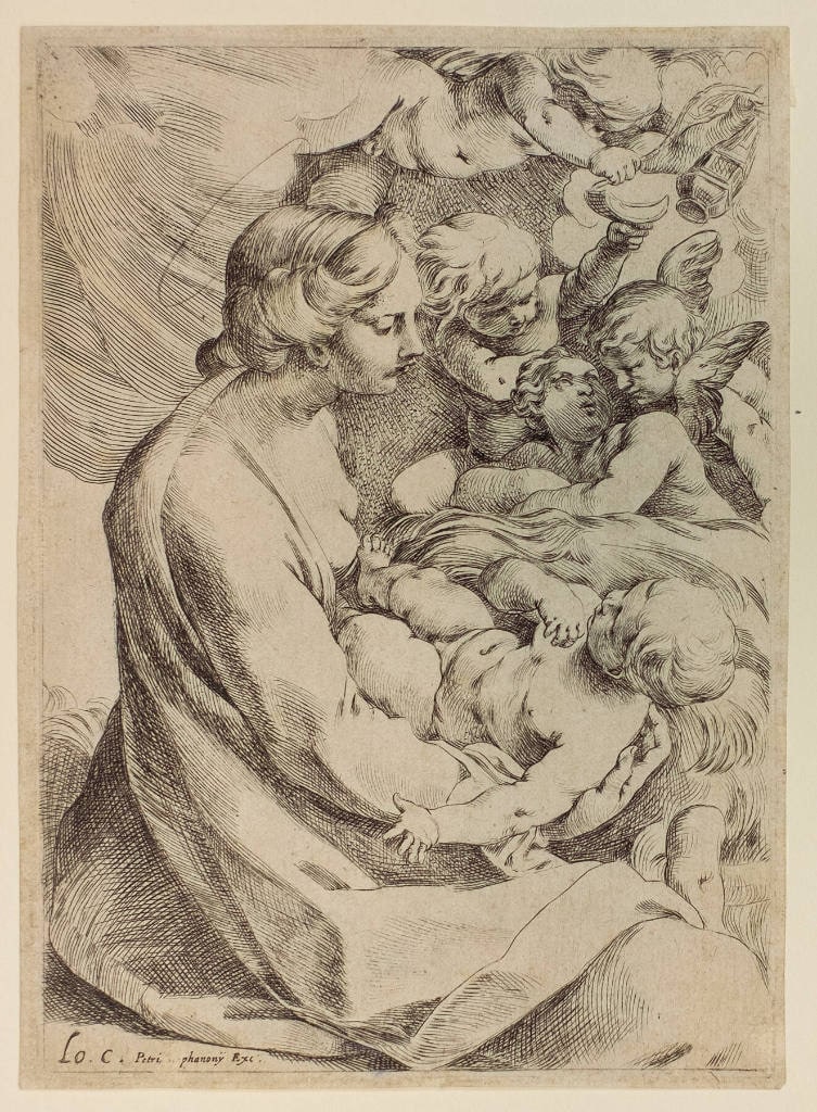 Madonna and Child with Angels