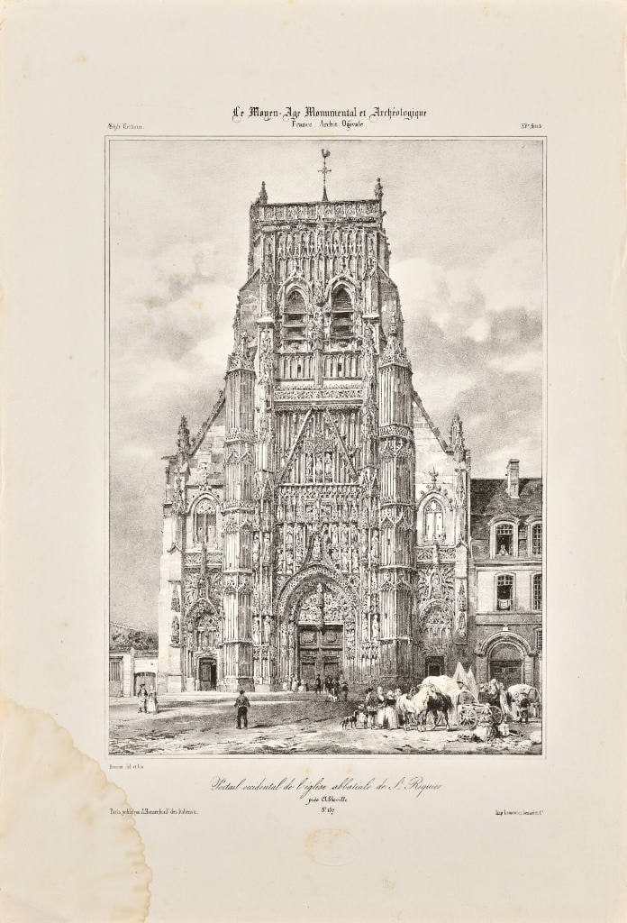 Portail Occidental de L'Eglise Abbatiale de St. Riguier