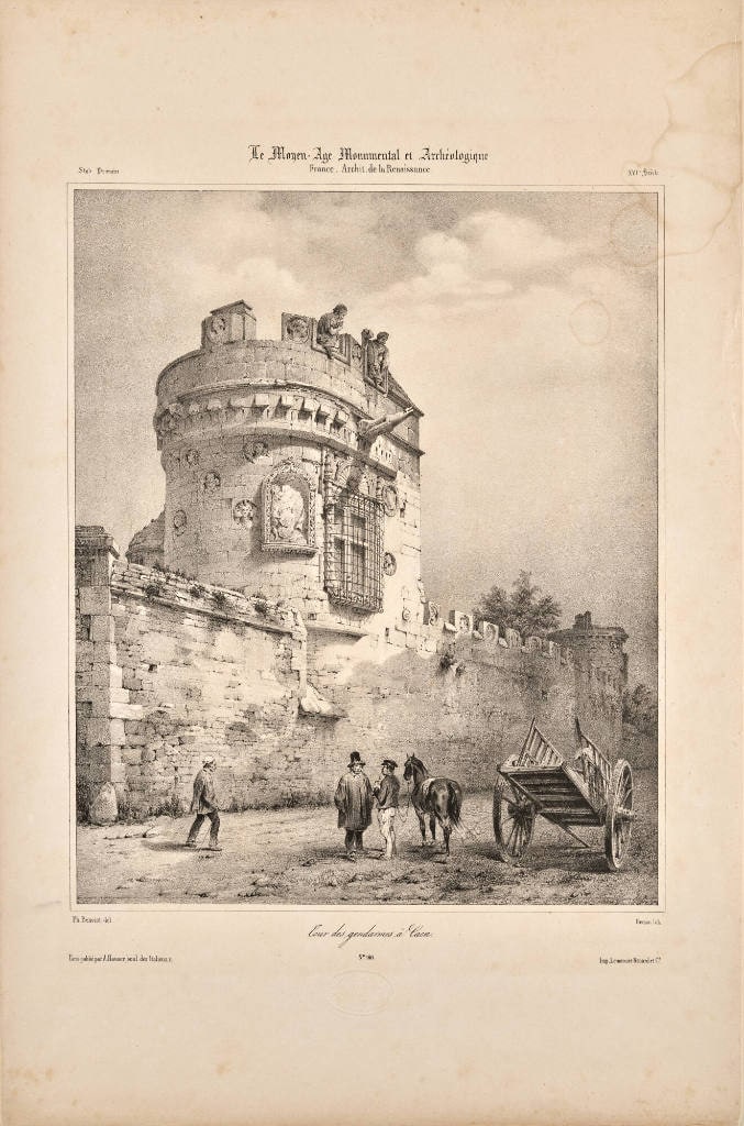 Tour des Gendarmes à Caen- Le Moyen-Age Monumental et Archeologiques