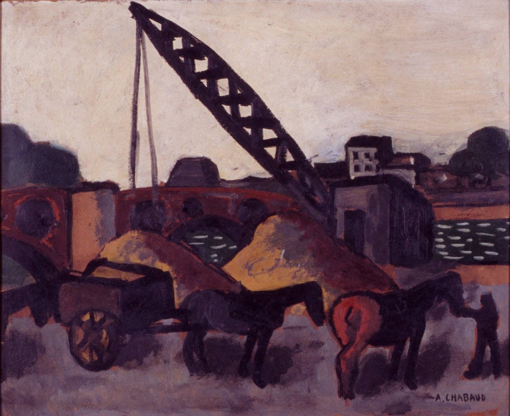 The Wharf (Horses and Derrick)