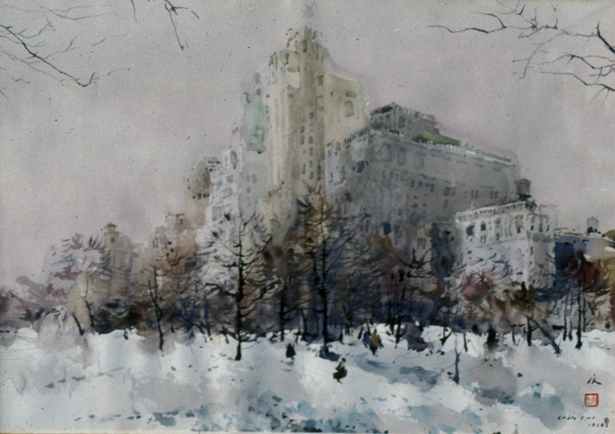 Snow in Central Park