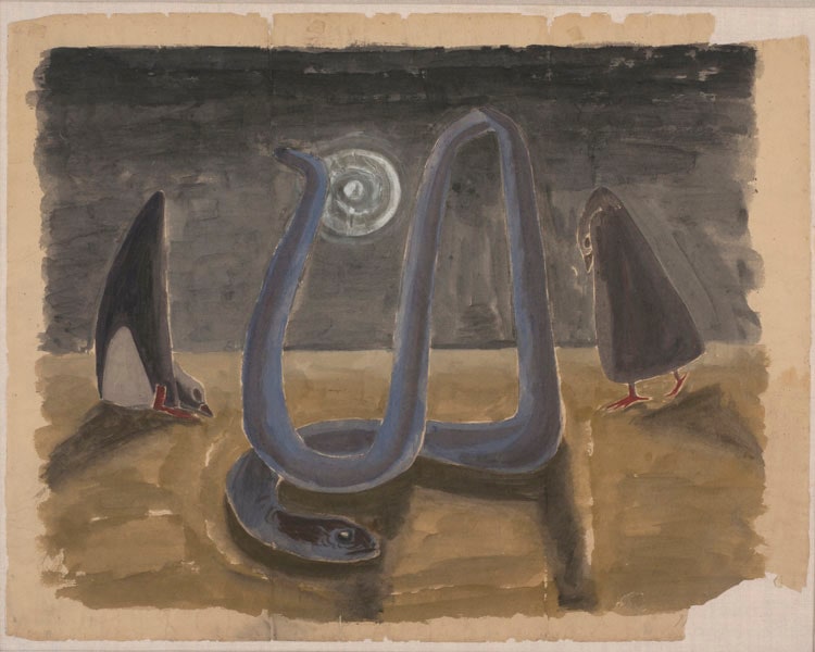 Snake and Birds
