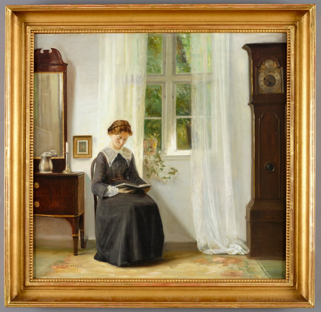 Interior with Young Woman Reading by the Window