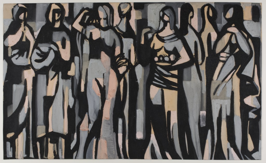 Mural Study: Figures
