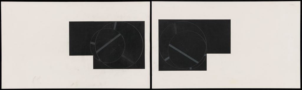 Two Drawings with Eight Papers