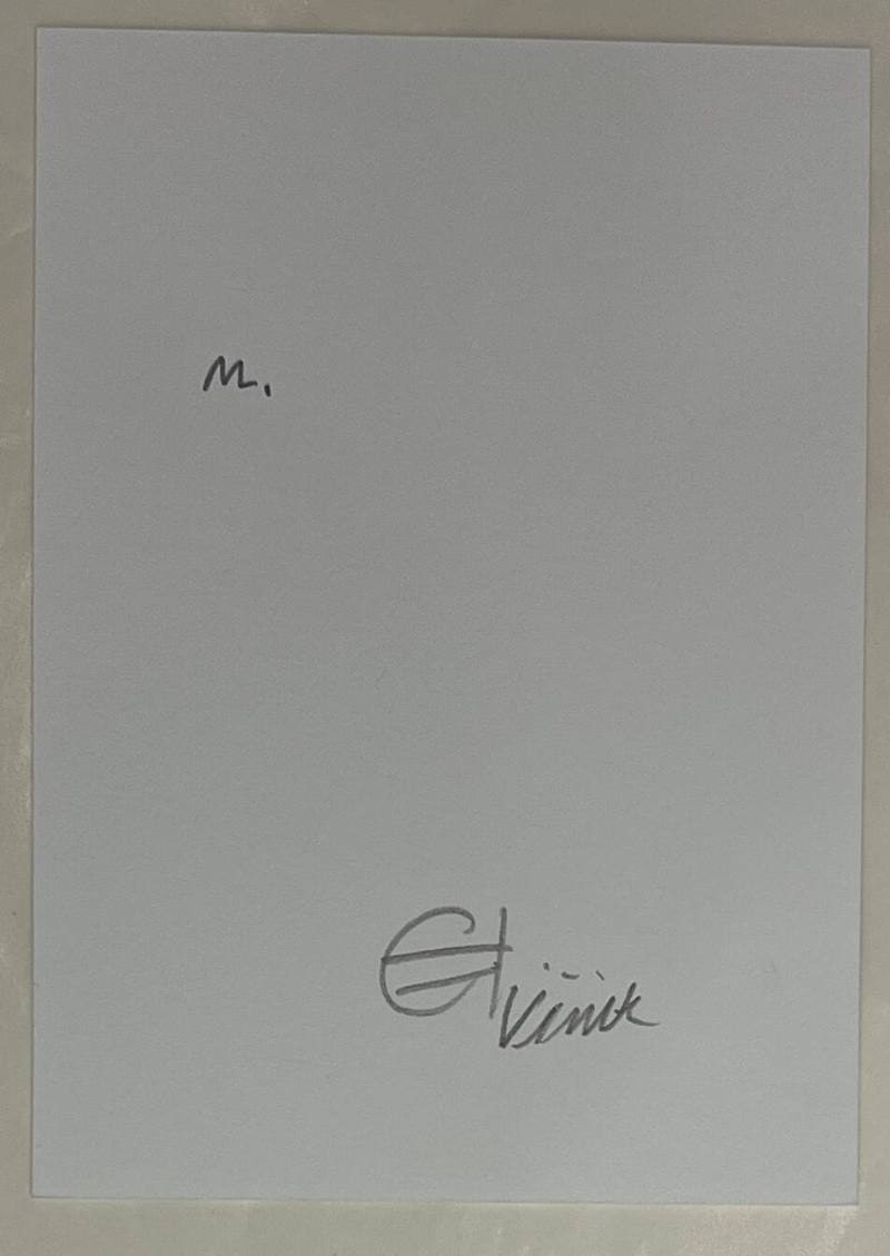 Signature pages, The Valise [La valija]