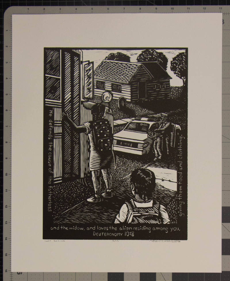 Left Behind from the "Caritas: The Immigrant in the Word" suite
