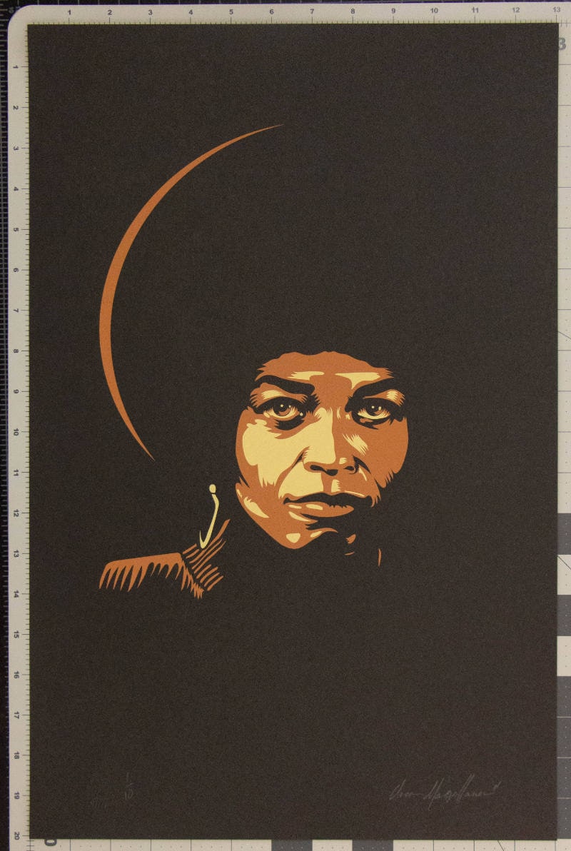 Angela Davis from the series Heuristic