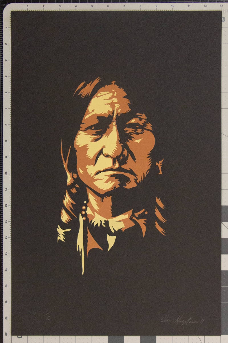 Chief Sitting Bull from the series Heuristic
