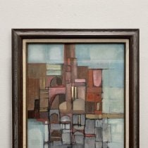 Untitled (Abstract on blues)