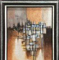 Untitled (Brown and Orange Composition)