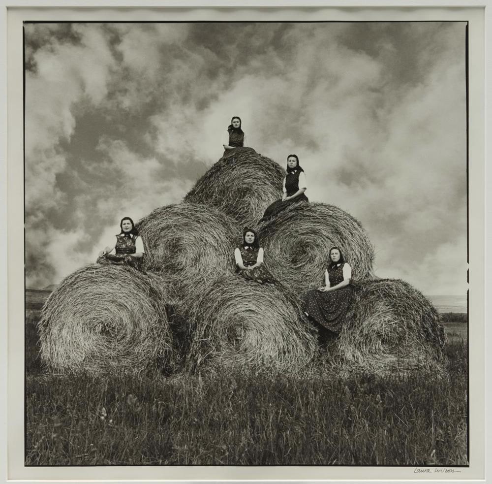 Hutterite Girls, Surprise Creek Colony, Montana
