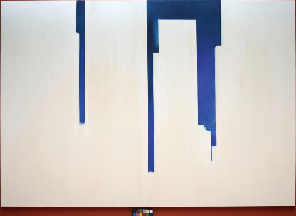 In Absentia (Deep Blue-White)