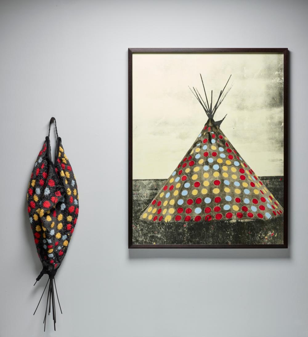 Painted Blackfoot with Polka Dots